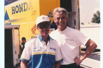 Former student Bubba Shobert, 1988 US Superbike Champion.