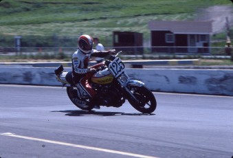 Keith at Sears Point Superbike race, 1978.